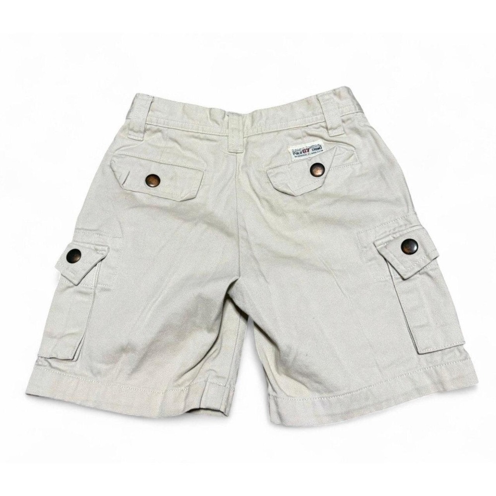 Polo Ralph Lauren Boys 2/2T Khaki Cargo Shorts Beige Cotton